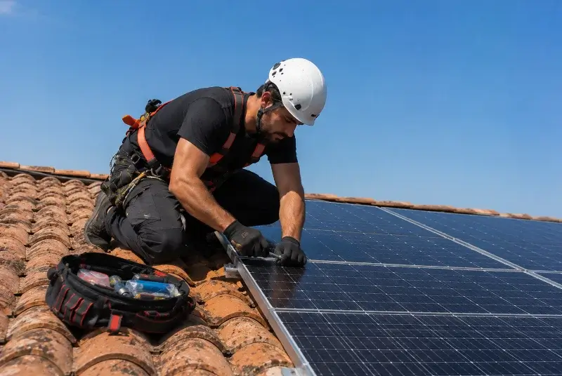 Maintenance et monitoring de panneaux solaires à Saint-Antonin-sur-Bayon