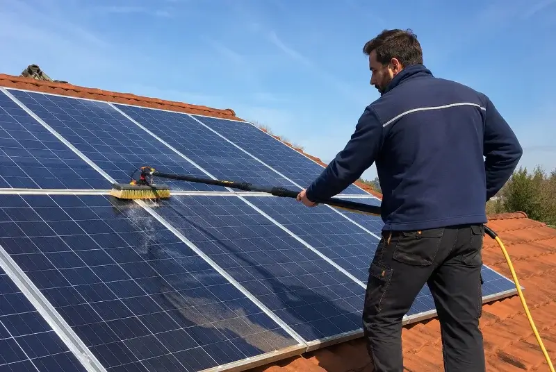 Nettoyage et entretien de panneaux solaires à Saint-Antonin-sur-Bayon